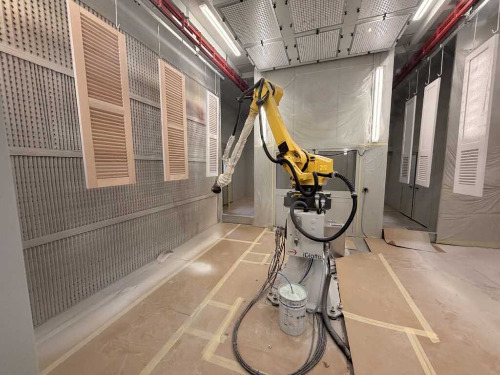 robot de pulvérisation peinture laquage